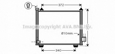 AVA QUALITY COOLING sz5089 -  Конденсатор, кондиционер